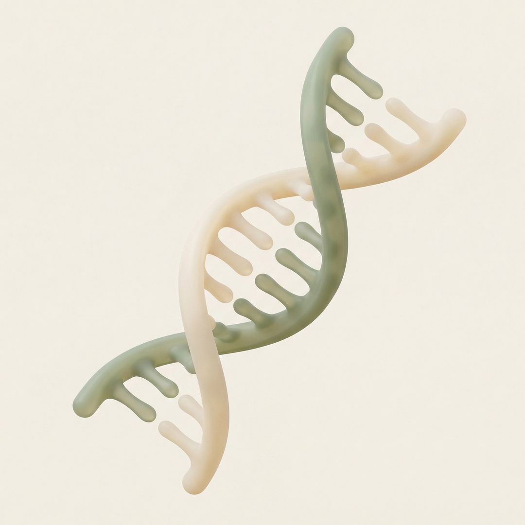 An illustration of a DNA double helix.
